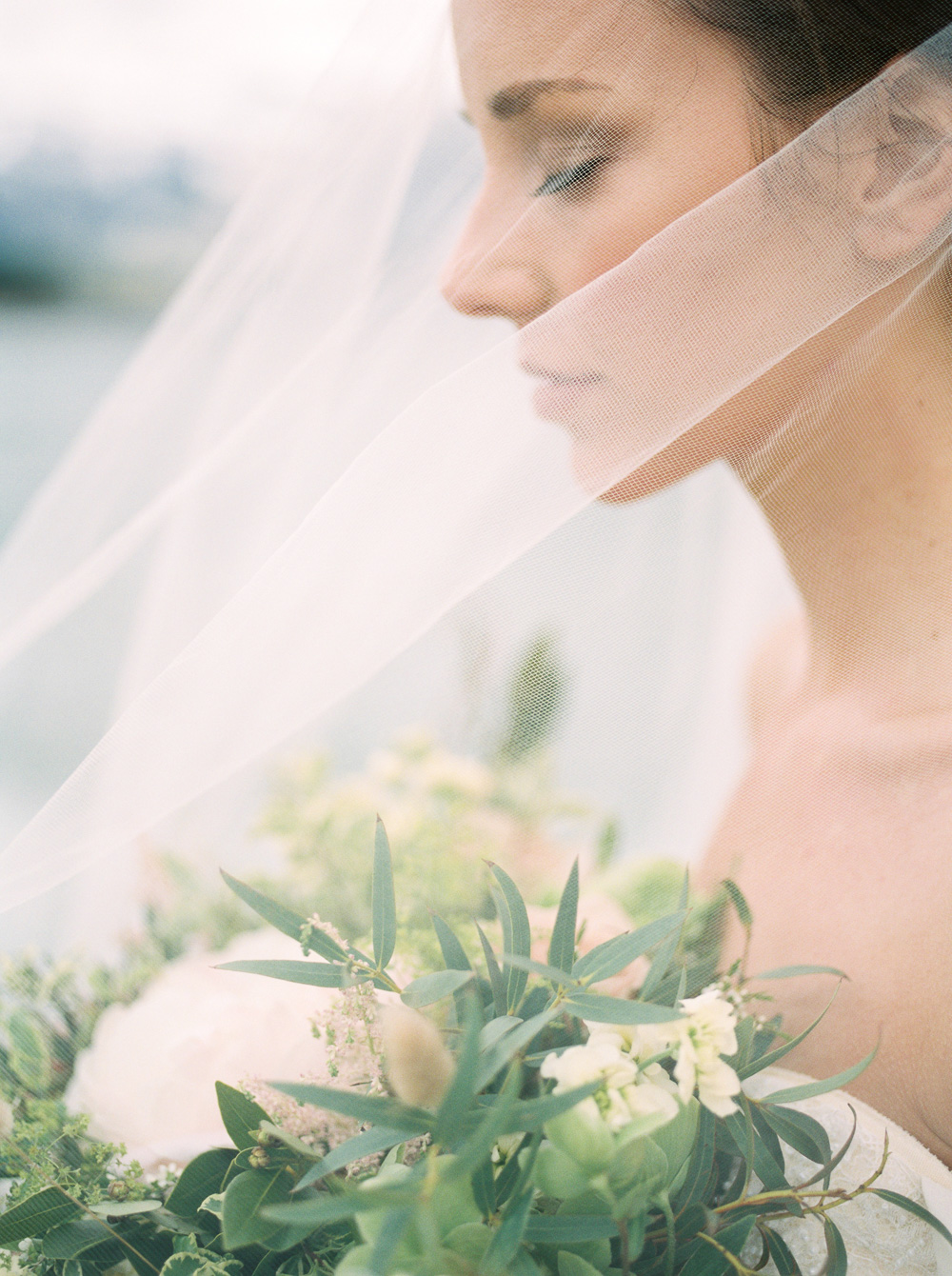 Banff Elopement | Bridal Portrait | Fine Art Wedding Photographer Esther Funk