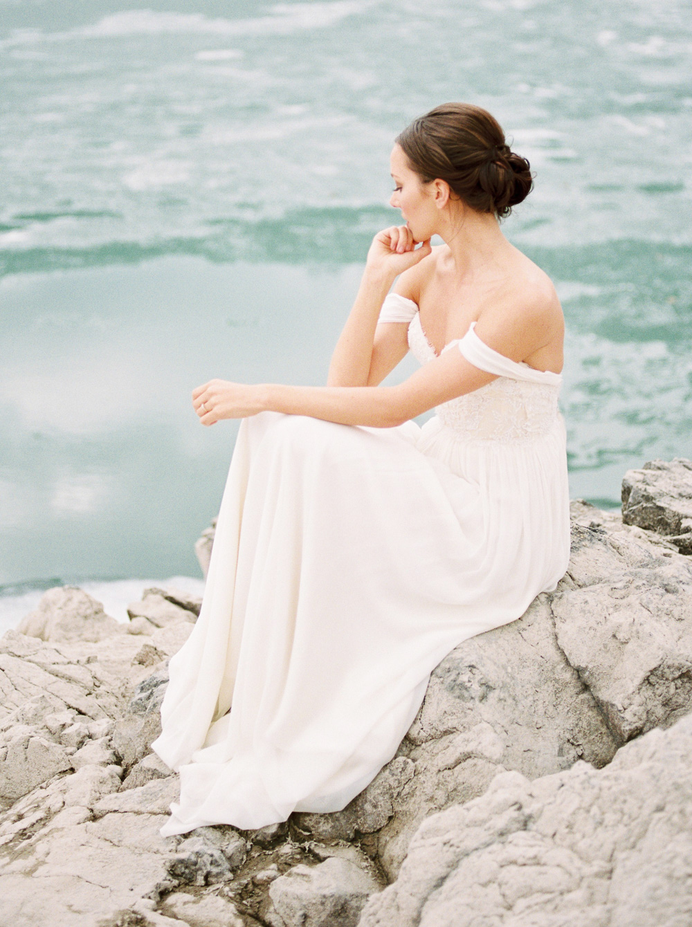 Banff Elopement | Sarah Seven Gown | Fine Art Wedding Photographer Esther Funk